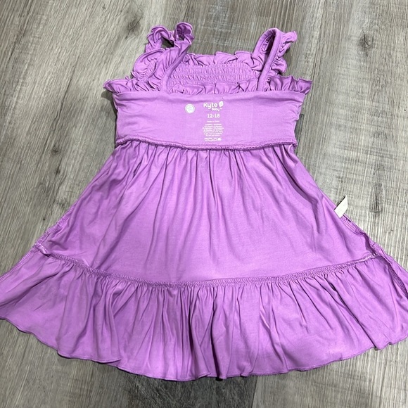 Kyte BABY  Smocked sundress size 12-18 M in color Poi - Picture 4 of 8
